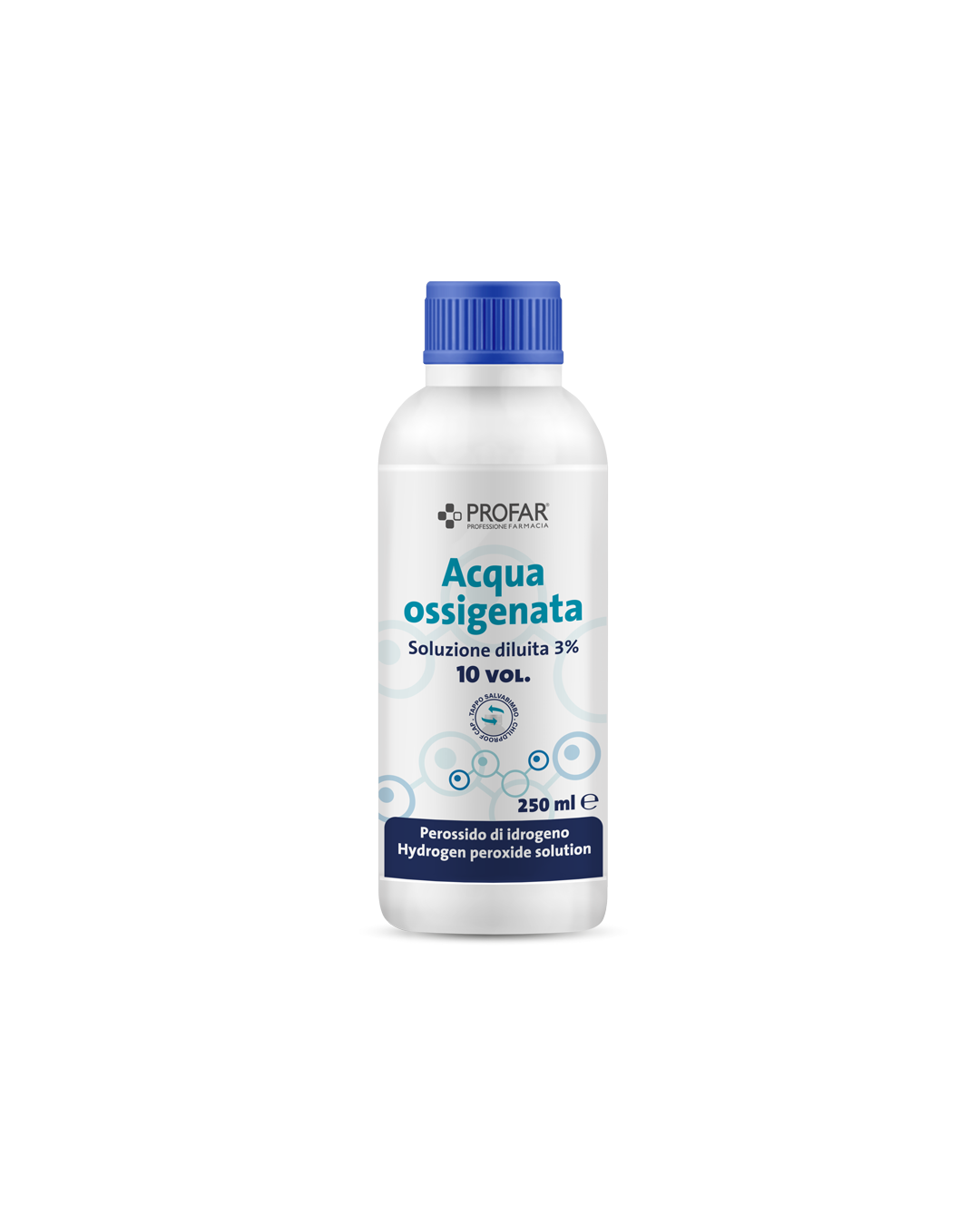 Acqua ossigen 3% 10 volumi 250 ml