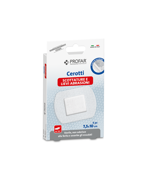 Cerotti scottature e lievi abrasioni in tnt