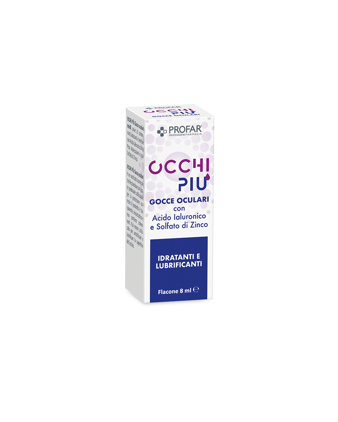 Occhi più gocce oculari idratanti e lubrificanti soluzione  brevettata