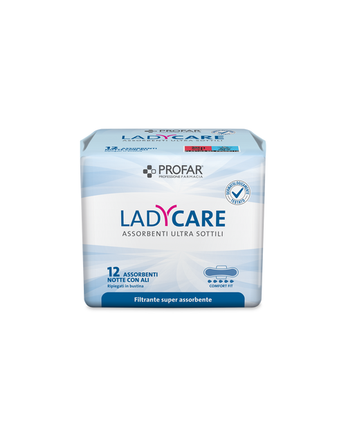 Ladycare assorbenti con ali notte