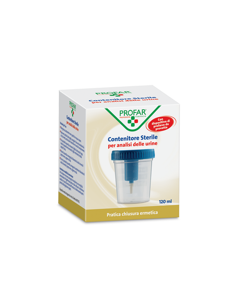 Contenitore urine con dispositivo di prelievo 120 ml