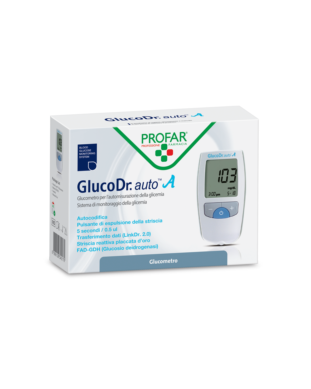 Gluco dr auto apparecchio glicemia