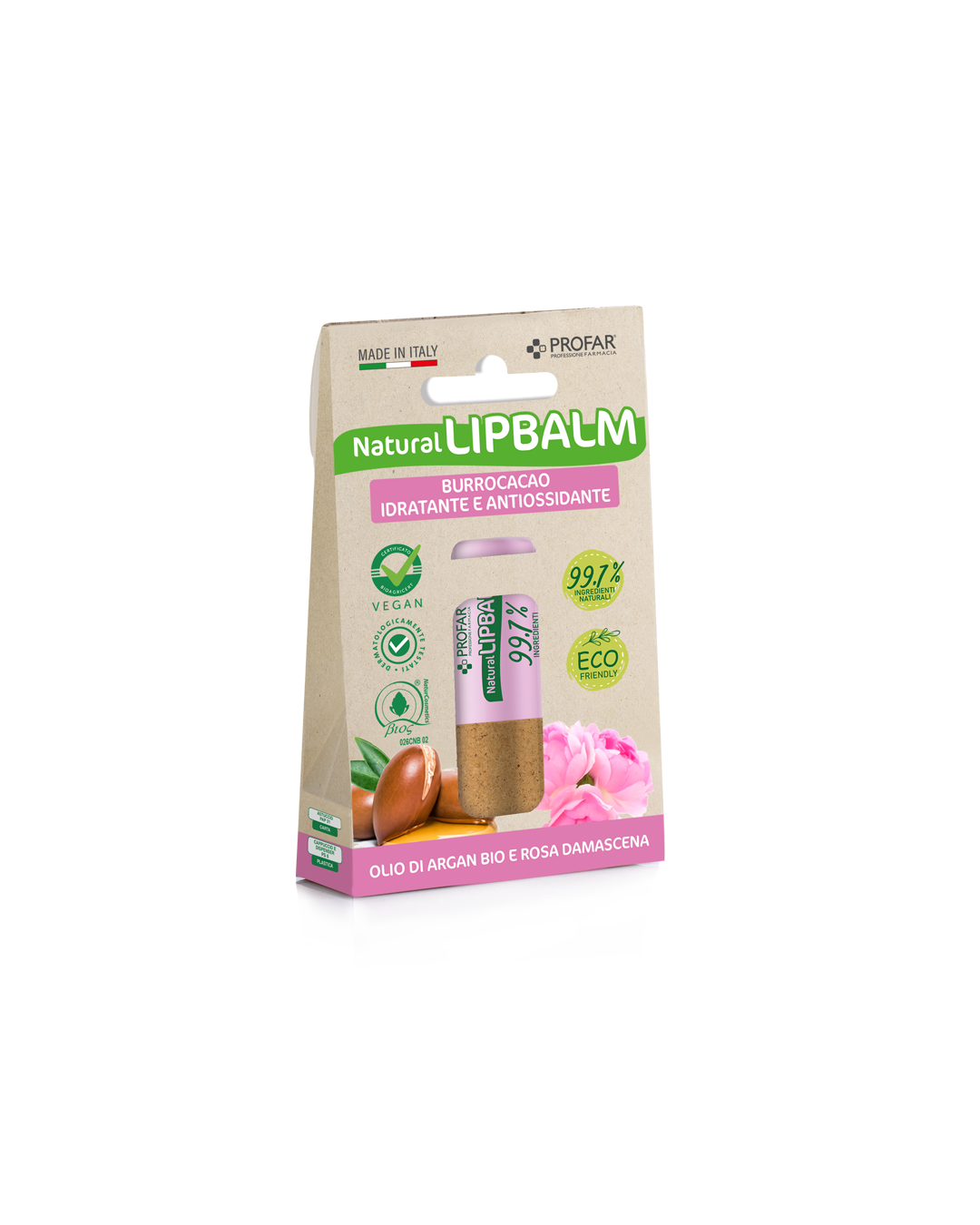 Lipbalm idratante e antiossidante