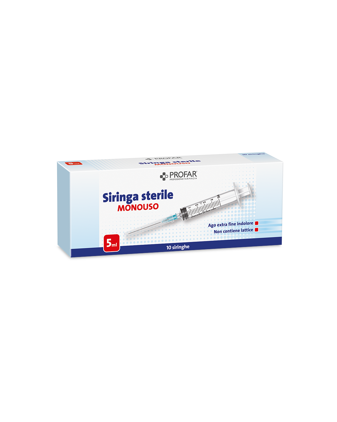 Siringhe monouso sterili 5 ml