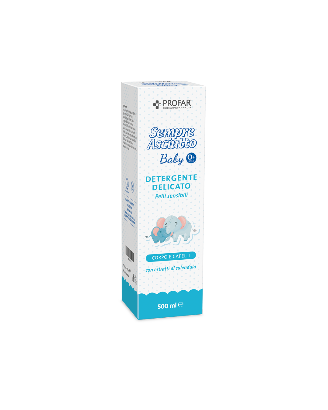 Sempre asciutto baby detergente delicato 500 ml