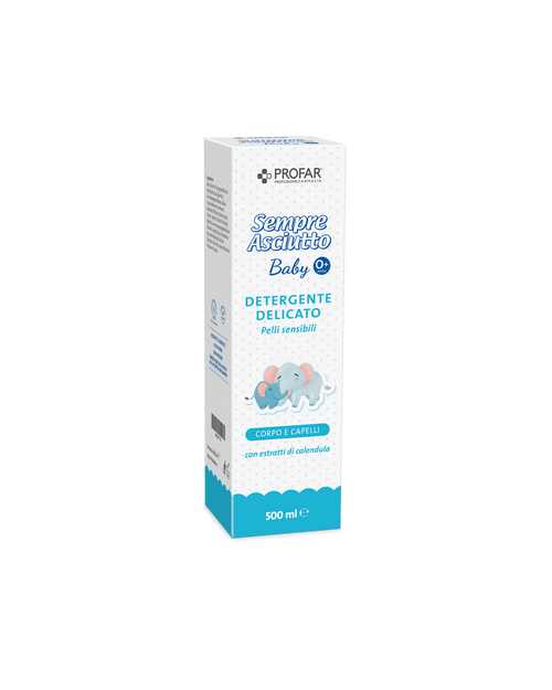 Sempre asciutto baby detergente delicato 500 ml