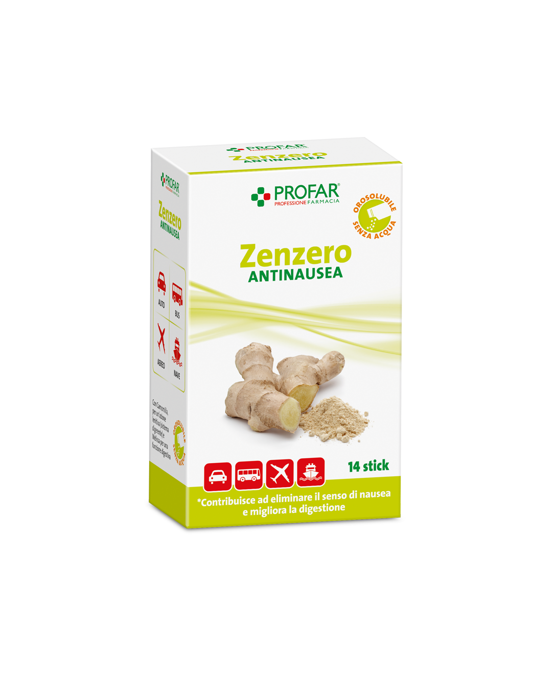 Zenzero antinausea